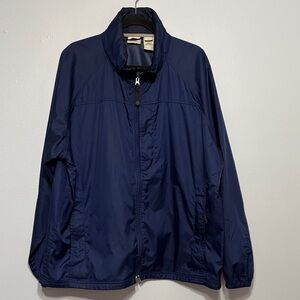 Vintage L.L bean stowaway Rain shell jacket navy blue mod. 0AKC5